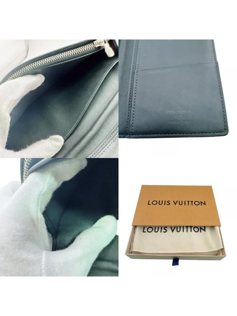 Louis Vuitton Portefeuille Brazza Damier Graphite Wallet